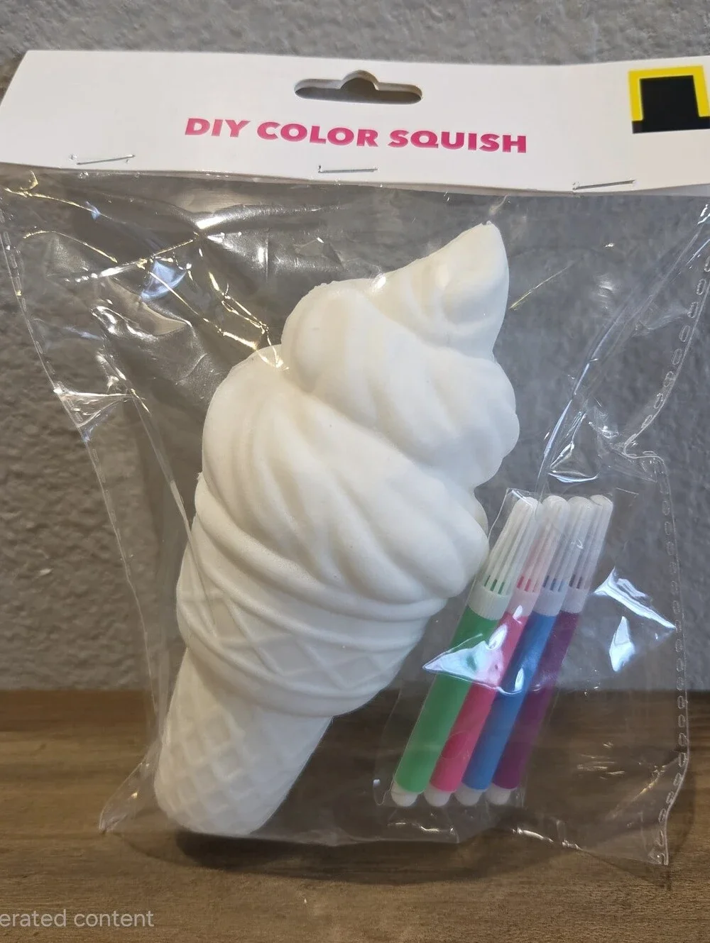DIY Color Squishy Ice Cream